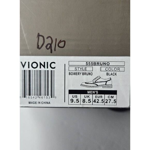 Vionic mens Bowery Bruno dress shoes Nwb‎ main image 9